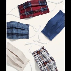 5 Pack Mad For Plaid Adult Face Masks